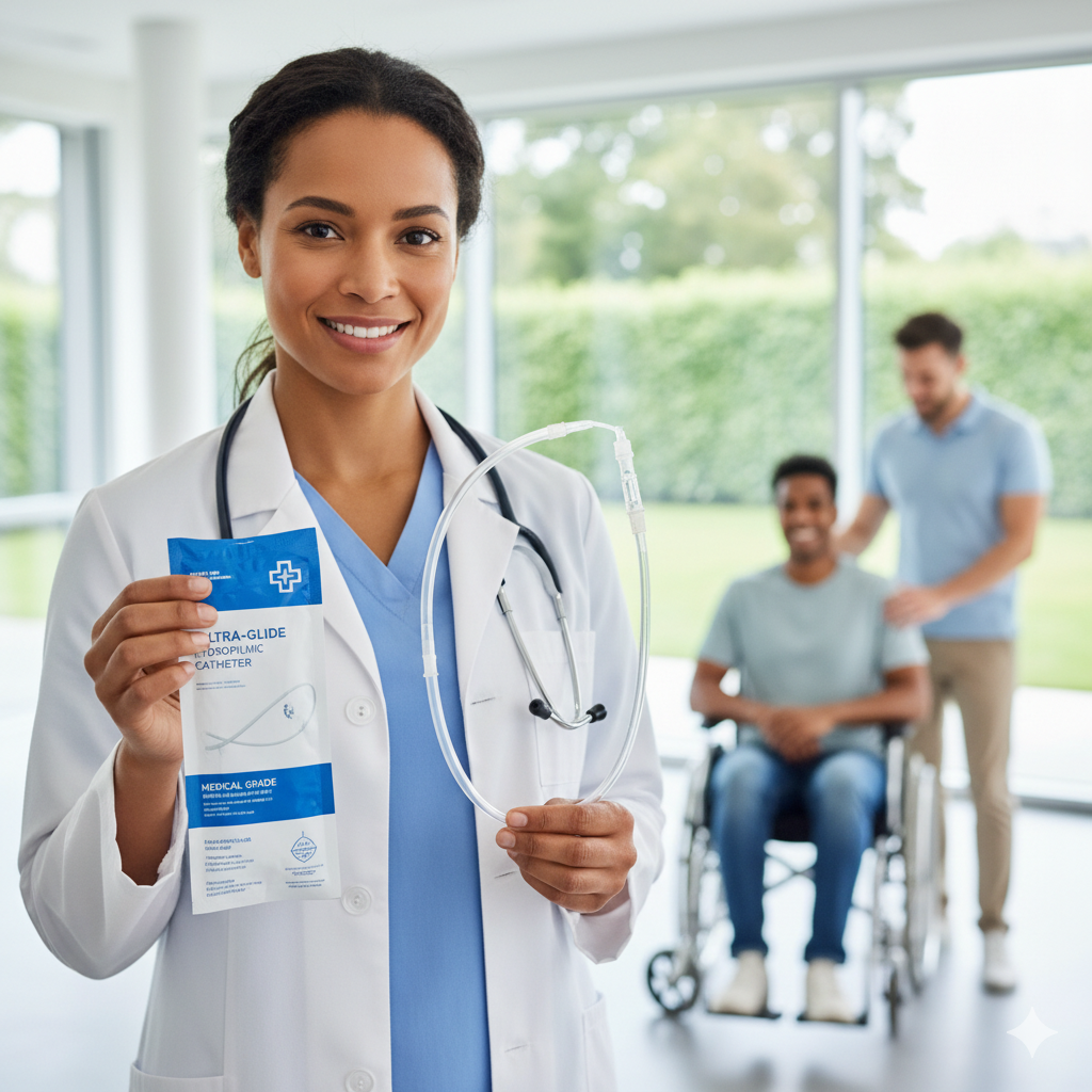 Best Medical Intermittent Catheter with Hydrophilic Coating