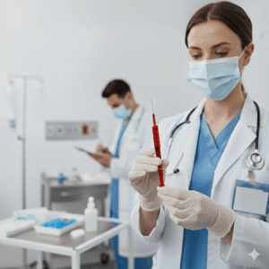 Diabetic Insulin Syringe with Needle