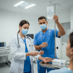 Disposable Intravenous Infusion Set for Medical Professionals