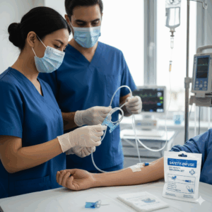 High Quality Disposable Infusion Set with Safety Features