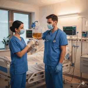 High Quality Plastic Surgical Disposable Overnight Urine Bag