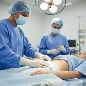 Hot Sale Disposable Latex Smooth Surface Surgical Gloves