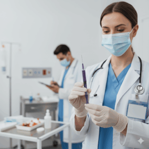 Insulin Sterile Syringe with Fixed Needle