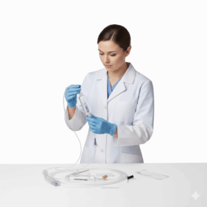 Professional 100ml Pediatric Infusion Set with Burette 4