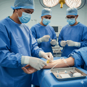 Professional 24G IV Butterfly Cannula with Injection Port