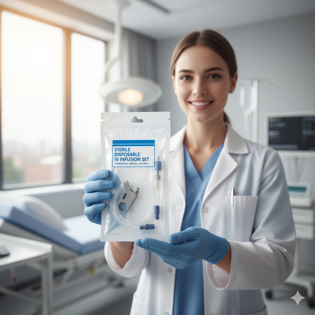 Professional Disposable Medical Sterile IV Infusion Set