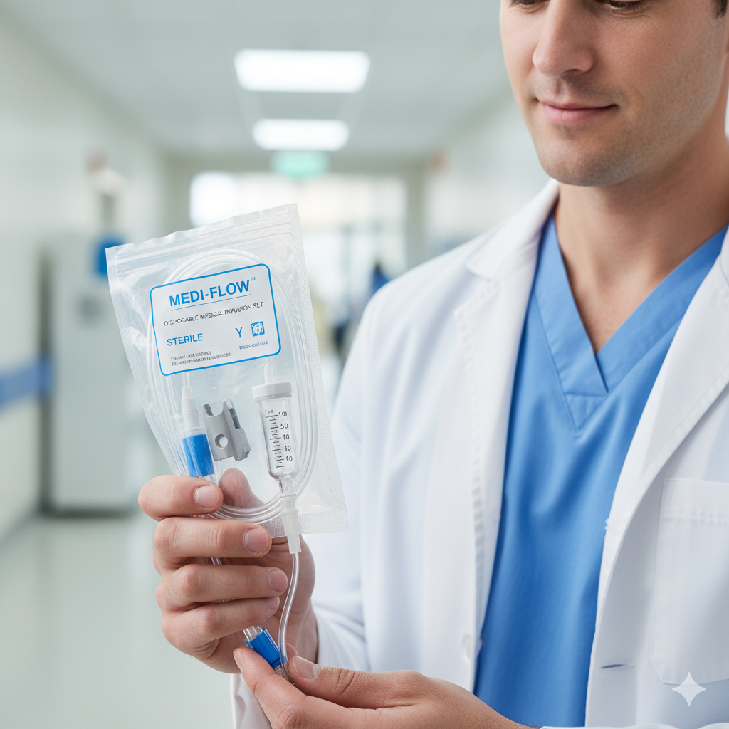 Professional Good Quality Disposable Medical Infusion IV Set