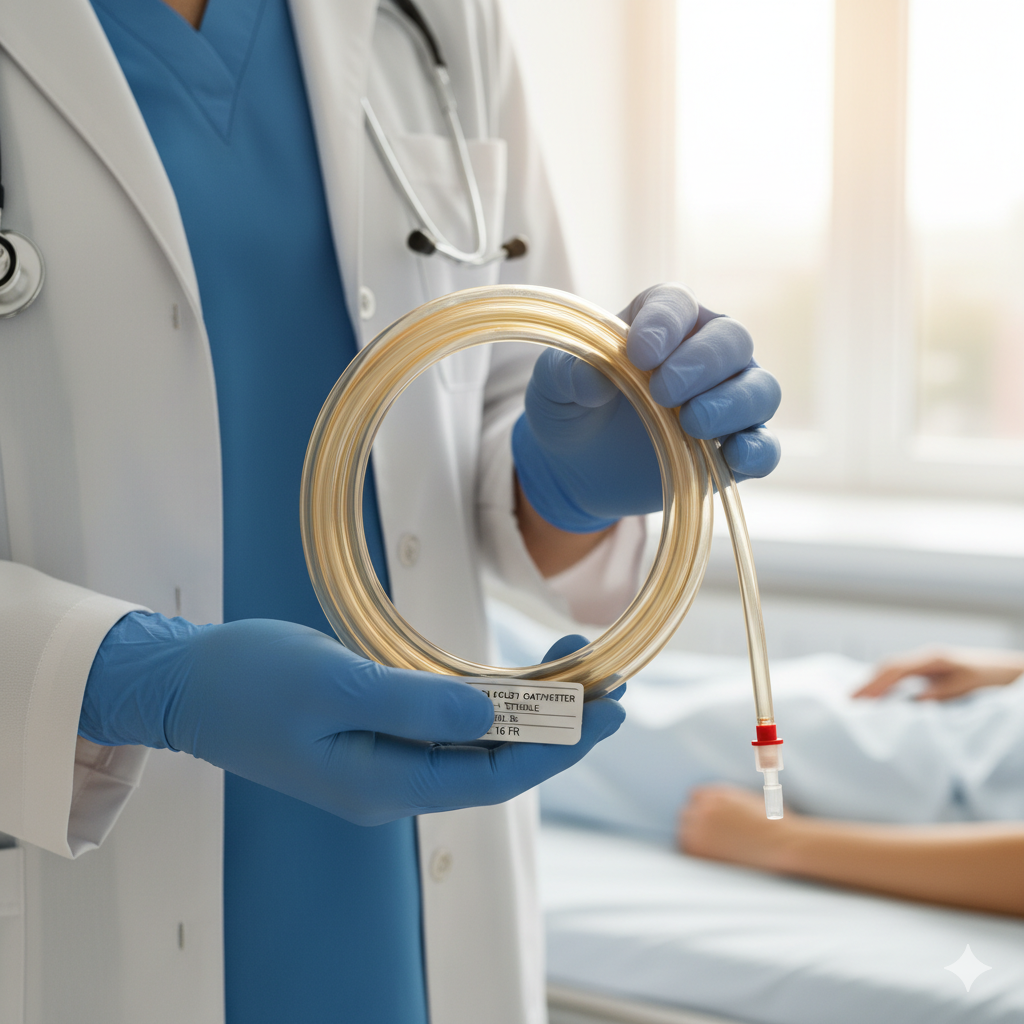 Professional High Quality Latex Catheter for Patient Use