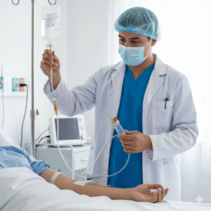 Professional Sterile Blood Transfusion Set with Needle