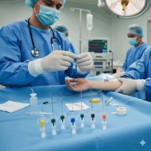 Professional Sterile IV Catheter Cannula with Injection Port