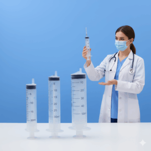 Sterile 2 Part Injection Syringe