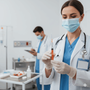 Sterile Disposable Plastic Insulin Syringe