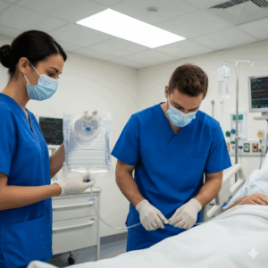 create hd real life image i mean with doctors according to my pic 1