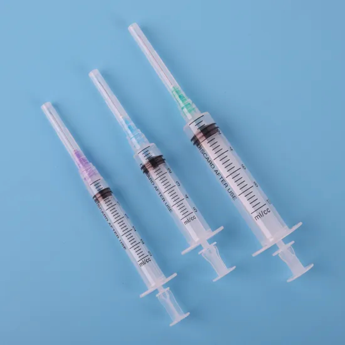 Best 3 Parts Sterile Disposable Plastic Syringe with Needle - Image 2