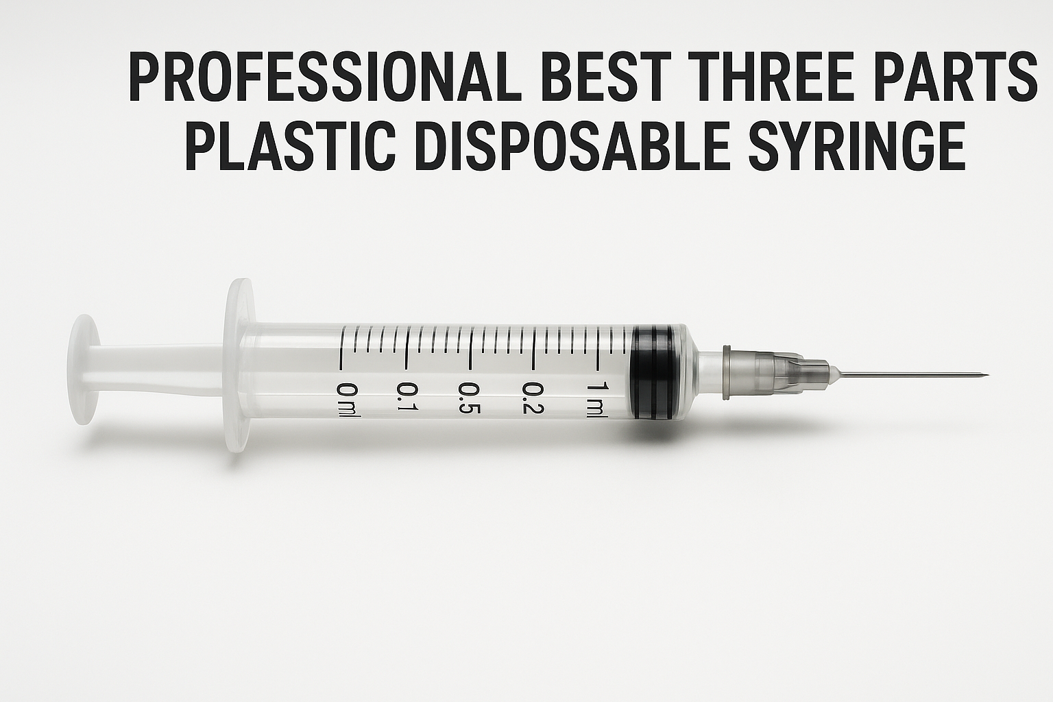 how to use professional best three parts plastic disposable syringe