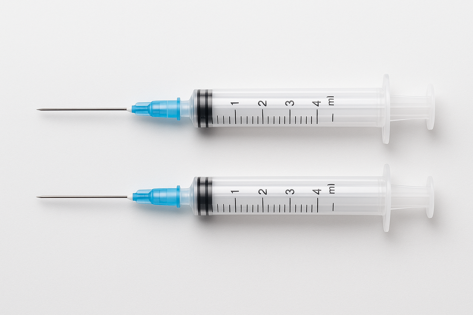 how to use professional plastic sterile 2 part syringes with needle