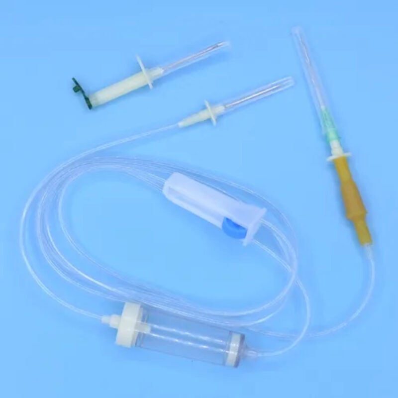 High Quality Professional Medical IV Infusion Set with Needle - Image 2