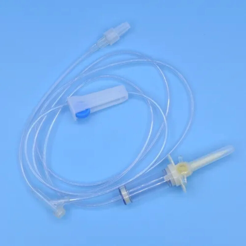 High Quality Professional Medical IV Infusion Set with Needle - Image 3