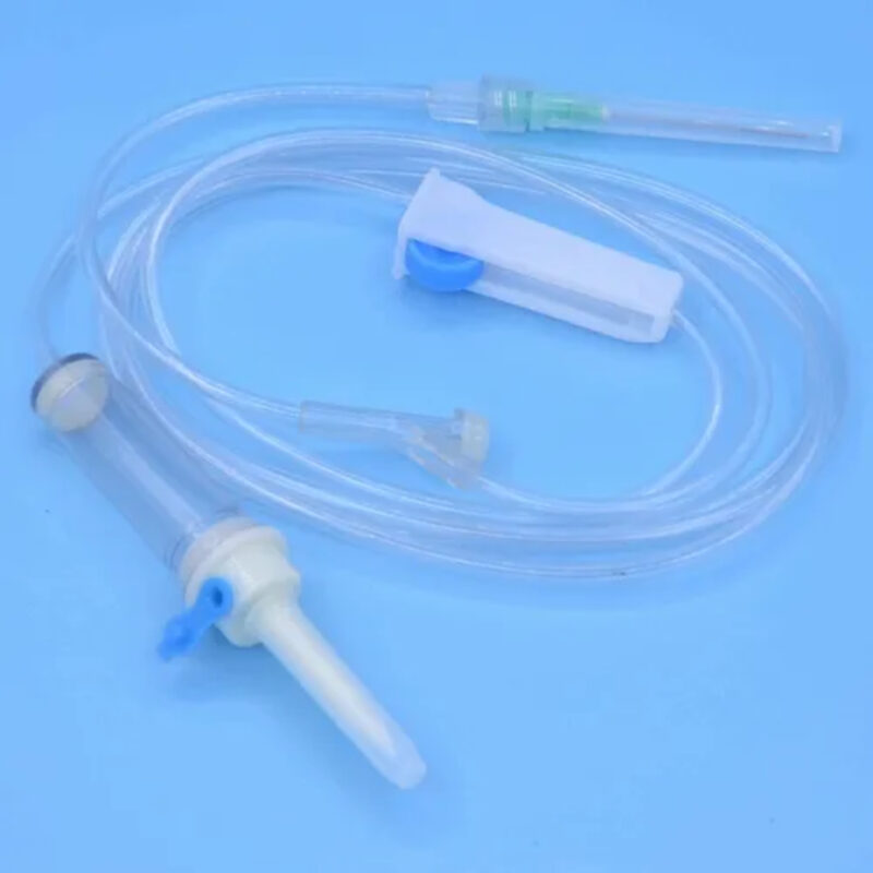 High Quality Professional Medical IV Infusion Set with Needle - Image 4
