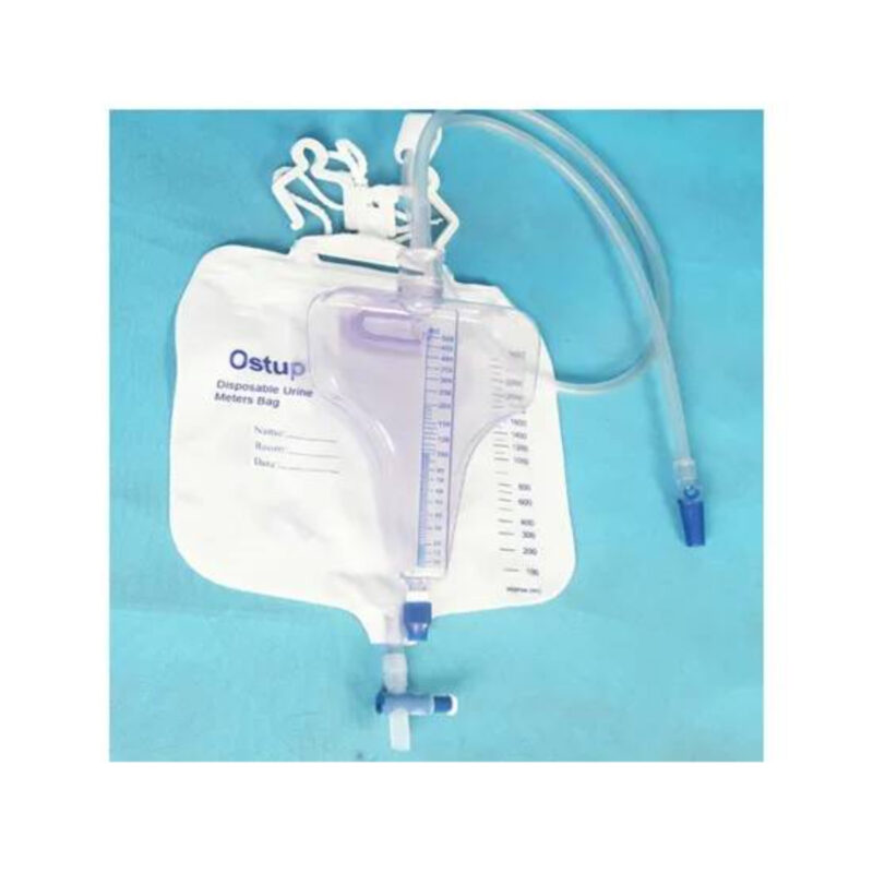 Best 2000ml Luxury Emptying Urine Bag with Push Pull Valve - Image 2