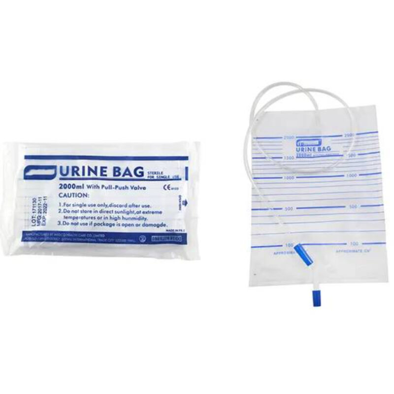 Disposable 2000ml Urine Drainage Bag