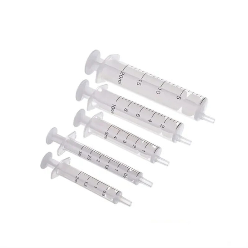 Two-Part Disposable Syringe