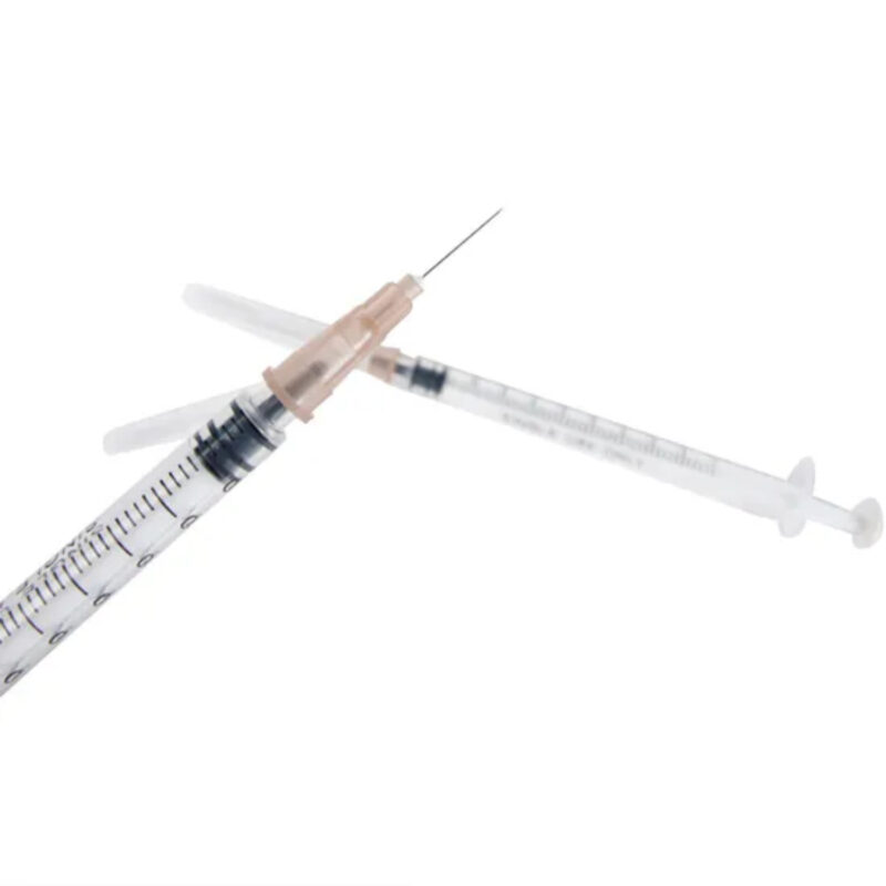 Disposable 5ml Luer Slip Hypodermic Syringe with Needle - Image 3