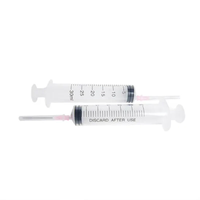 Disposable 5ml Luer Slip Hypodermic Syringe with Needle - Image 4