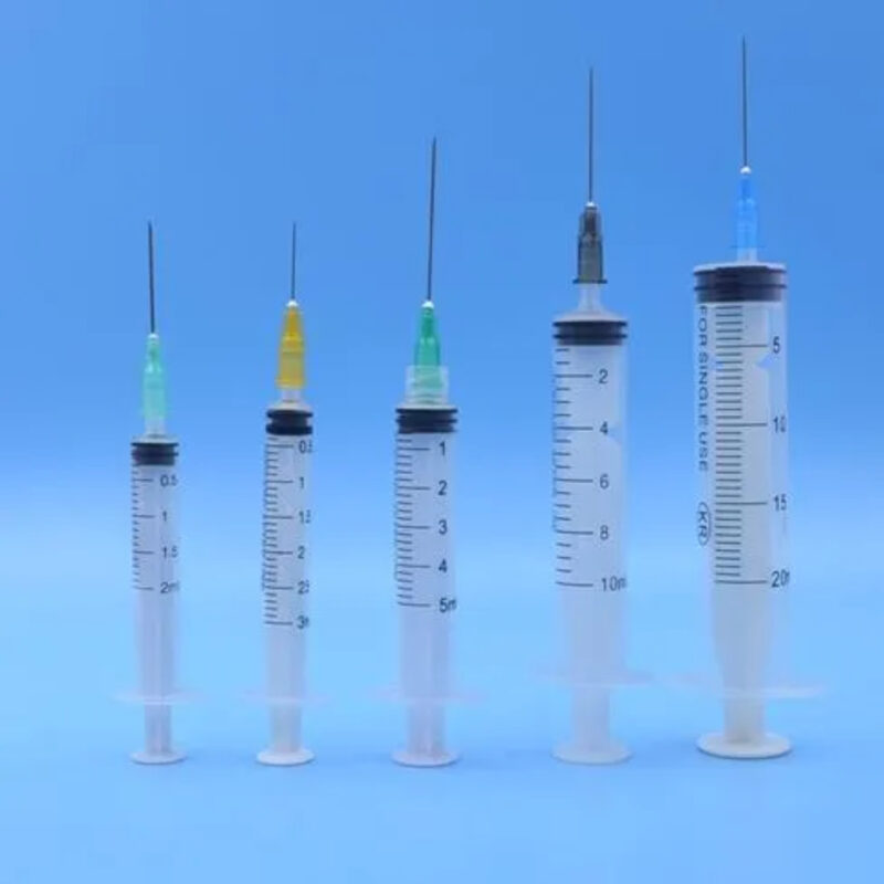 Disposable Professional 1ml-60ml Plastic Syringe with Needle - Image 2