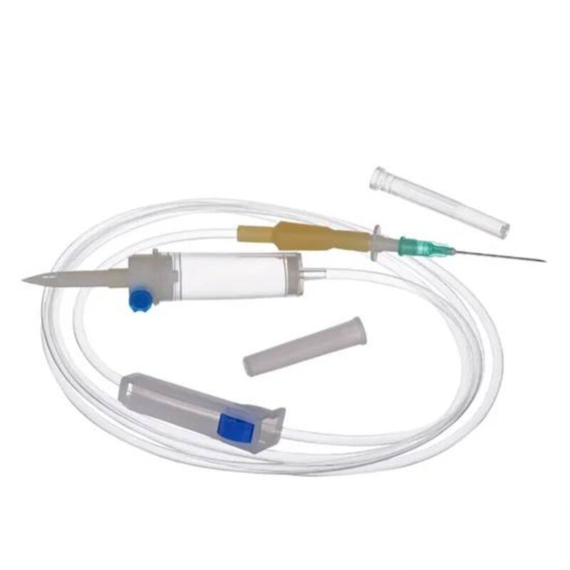 High Quality Luer Lock Disposable Infusion Set with Needle - Image 2