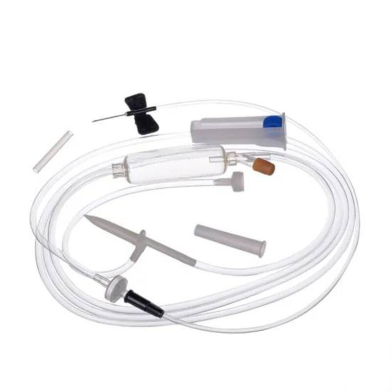 High Quality Luer Lock Disposable Infusion Set with Needle - Image 3