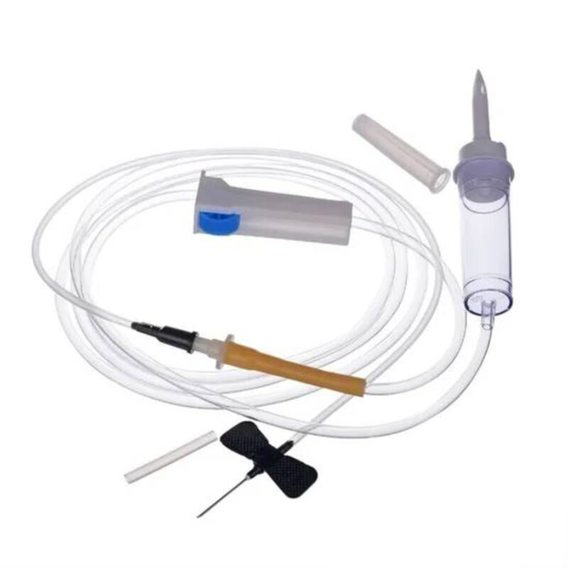 High Quality Luer Lock Disposable Infusion Set with Needle - Image 4