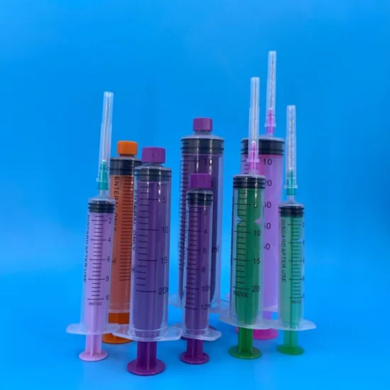 Professional 1ml-60ml Disposable Plastic Luer Lock Syringe - Image 2