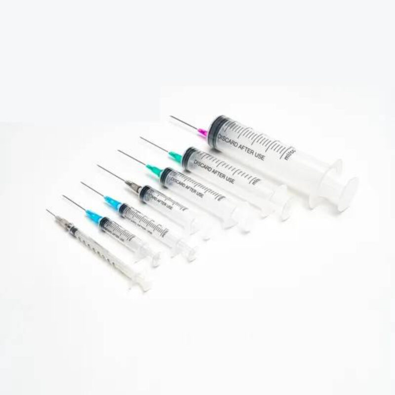 Professional 2-Part Luer Lock Syringe with Hypodermic Needle - Image 2