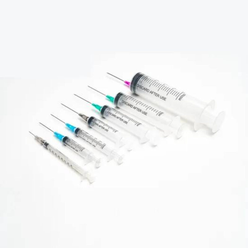 Professional 2-Part Luer Lock Syringe with Hypodermic Needle - Image 3