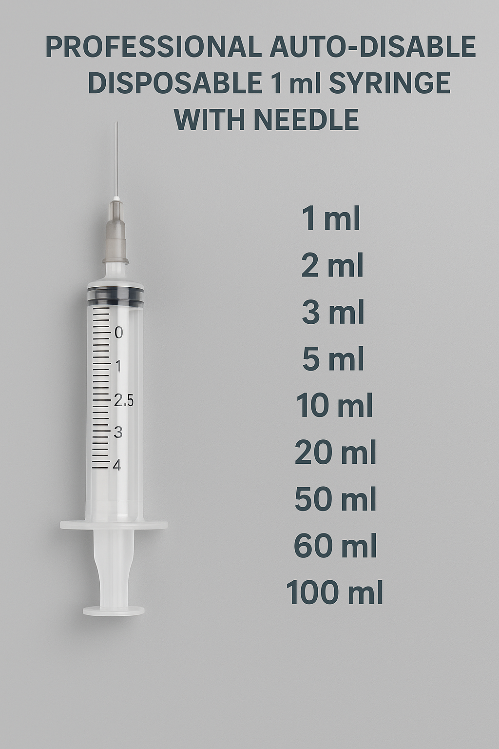 where to buy professional auto disable disposable 1ml syringe with needle 7 1