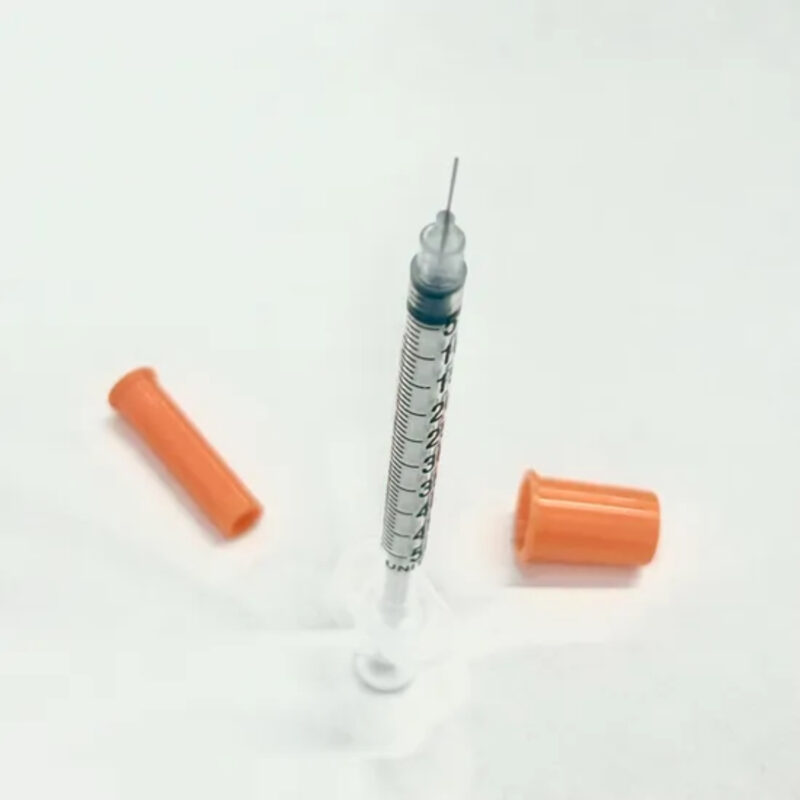 Insulin Syringe with Fixed Needle