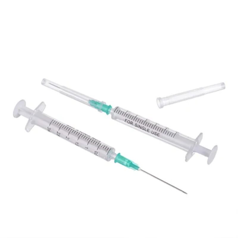 Professional Hot Sale Three-Part Medical Syringe With Needle - Image 3