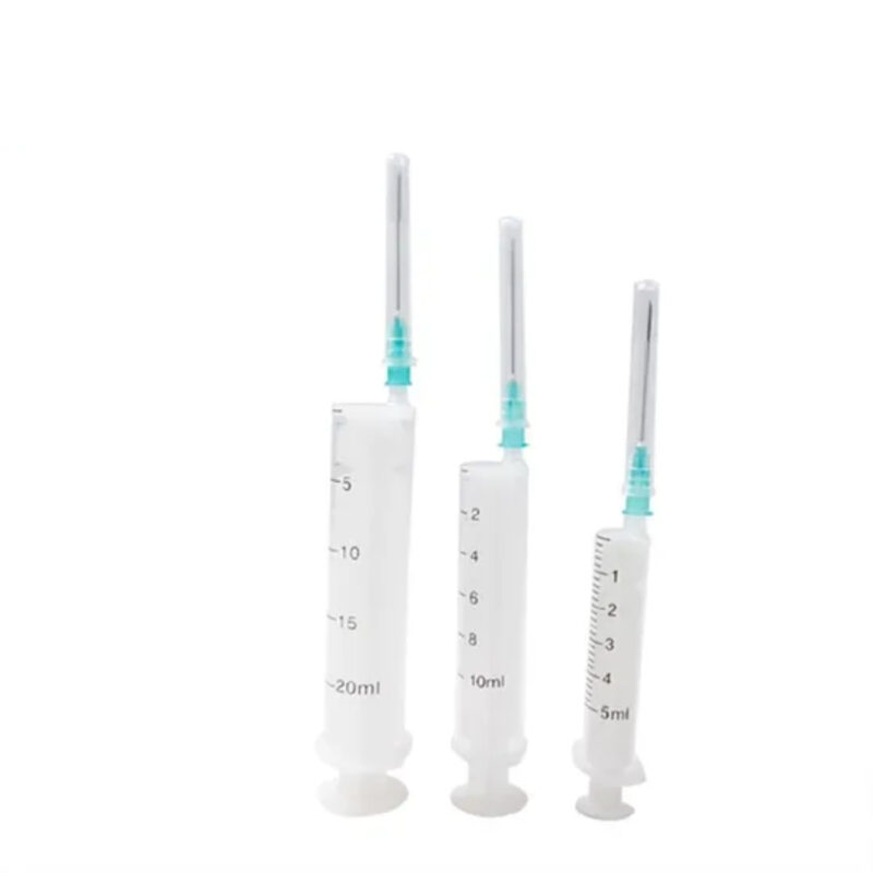 Three-Part Medical Syringe