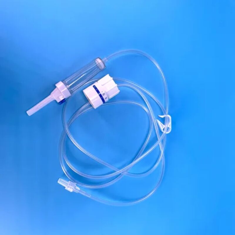 Professional Sterile Flow Control Infusion Set with Filter - Image 2
