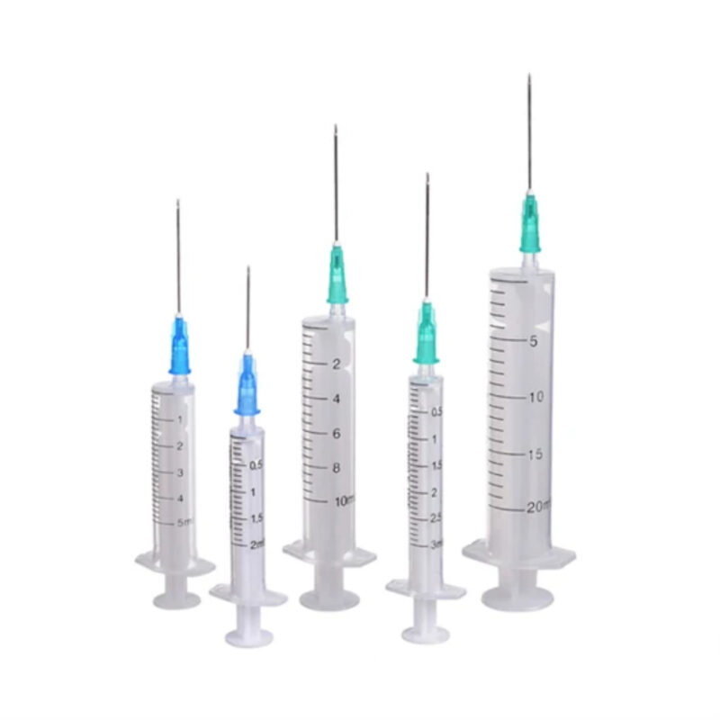 Three-Part Luer Lock Syringe