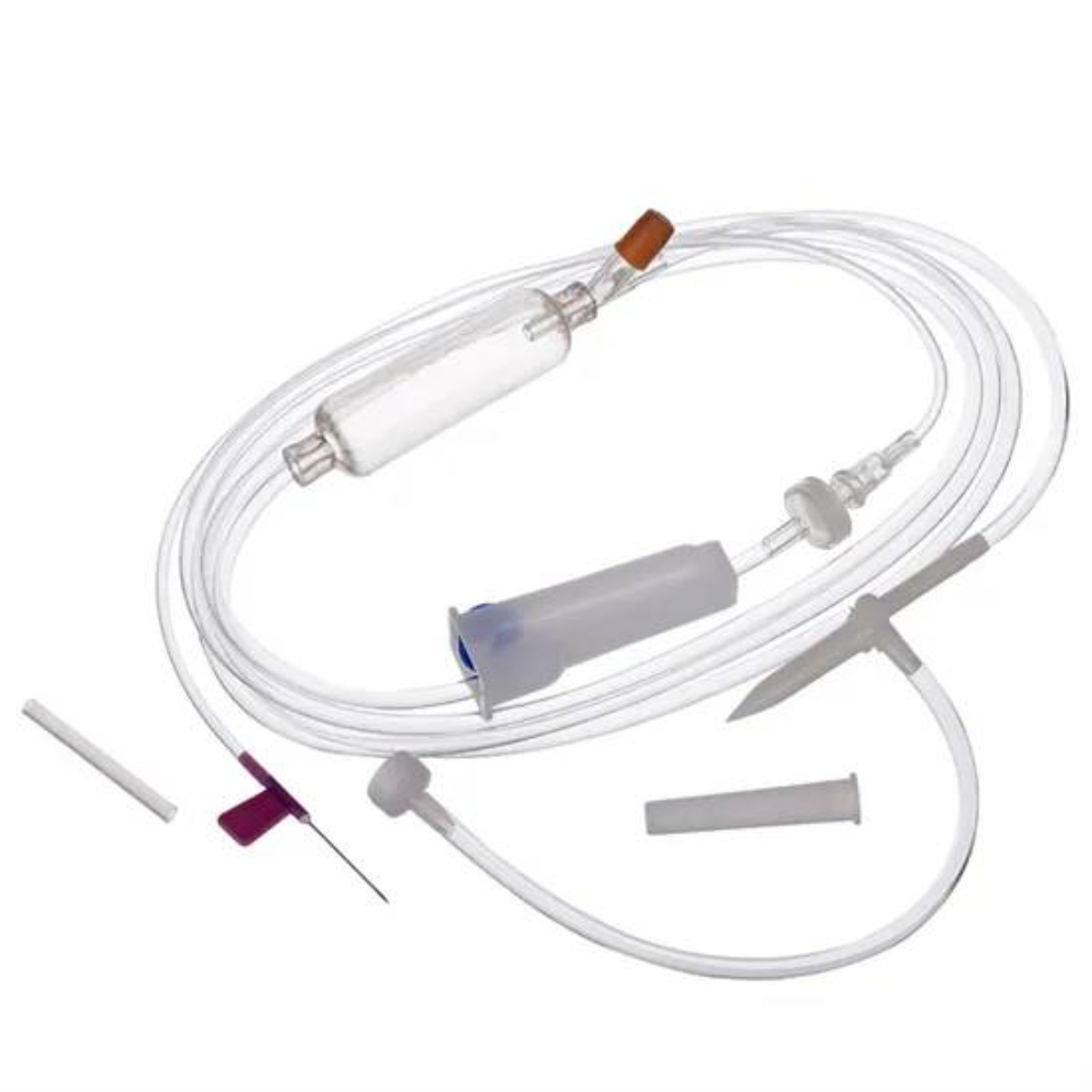 Professional Y-Type Luer Lock Infusion Set with Needle - Image 4