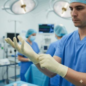 Best Selling Rubber Powder Free Disposable Waterproof Gloves