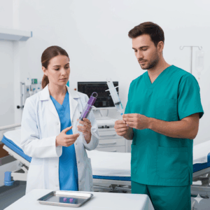 Disposable 60cc Enteral Syringe with Flat Top Catheter Tip