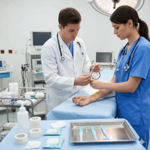 Disposable Professional Medical PVC 24g Sterile IV Cannula