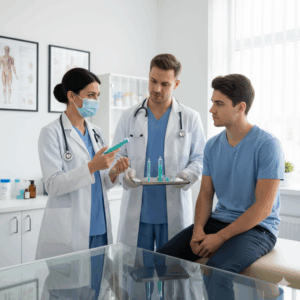 Good Quality 2 Parts Sterile Plastic Injection Syringe