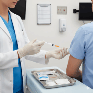 High Quality 18g Sterile Hypodermic Needle with Protective Cap