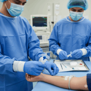 High Quality 22G IV Cannula With Wing Injection Valve