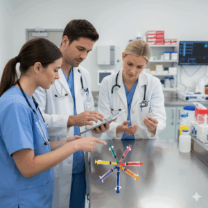 High Quality Disposable 60ml Oral Syringe with Needle