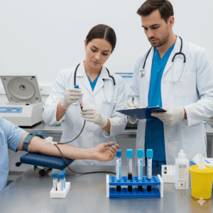 High Quality Disposable Blue Top Blood Collection Tube 1